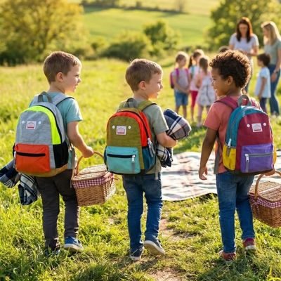 Enfants classe verte sac a dos enfant maternelle