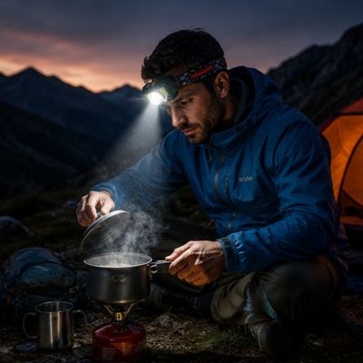 Lampe frontale rechargeable puissante | Rando Explore | HeadLight Pro