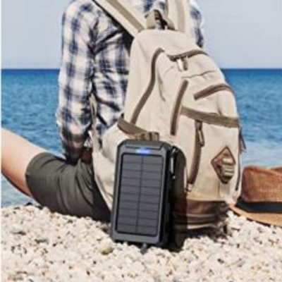Homme mer powerbank 20 000 mah fixée sac