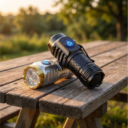 Lampe torche rechargeable déclinée en 2 variantes