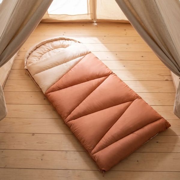 Sac de couchage camping CosyPod vu de dessus